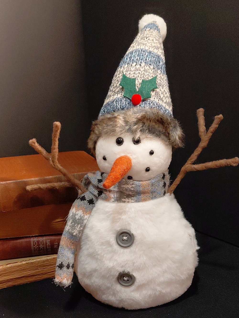Plush Snowman Figurine
